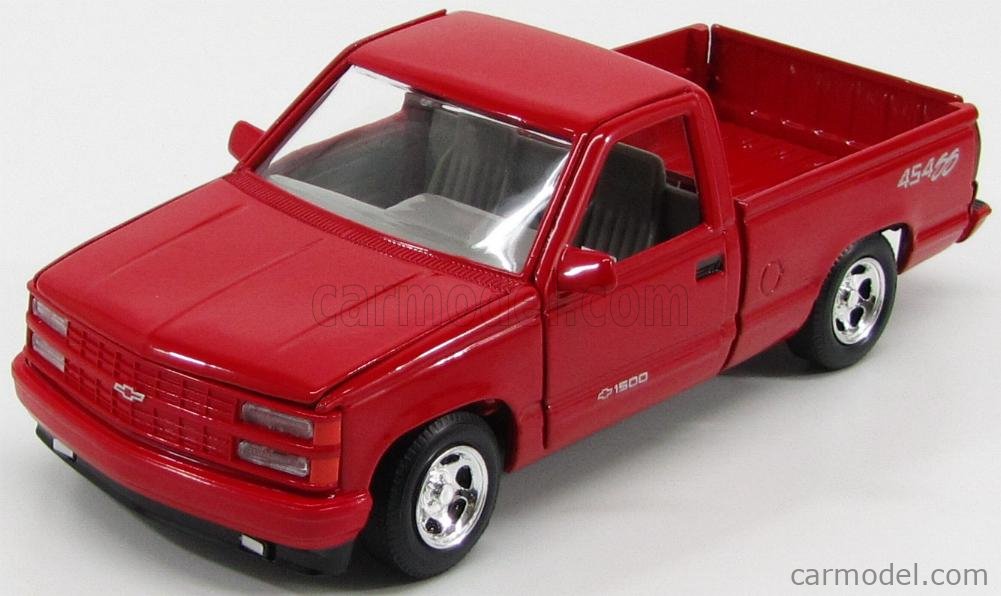 MOTOR-MAX 73203R Scale 1/24 | CHEVROLET 1500 454SS PICK-UP 1992 RED