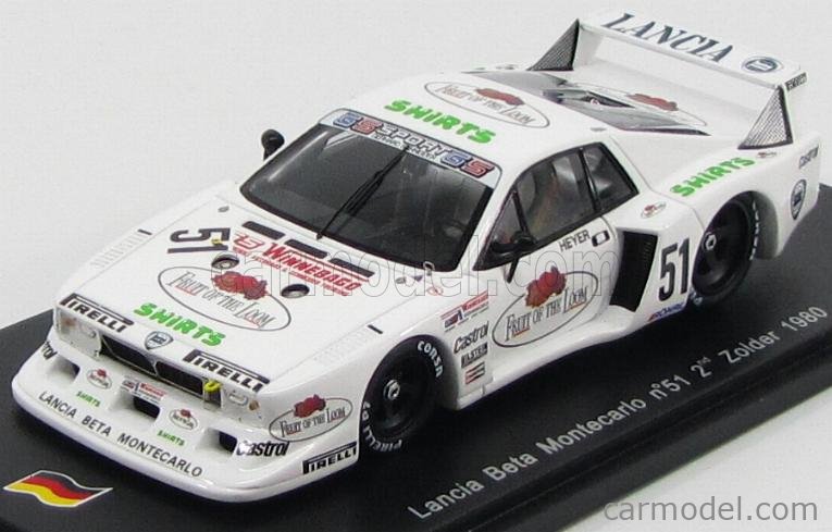 Lancia Beta Montecarlo 1981 DRM #1 Heyer - MCG 1/18 - Fruit Of The Loom