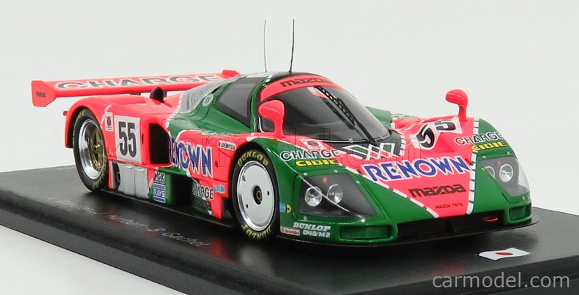 MAZDA - 787B 2.6L TEAM MAZDASPEED CO. LTD. N 55 WINNER 24h LE MANS 1991  B.GACHOT - J.HERBERT - V.WEIDLER