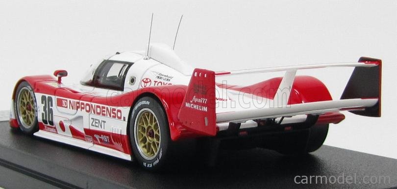 Miniature HPI Racing 1/43 Toyota TS010 N°7 – 24 Heures Du Mans 1992 – Rouge Et Blanc