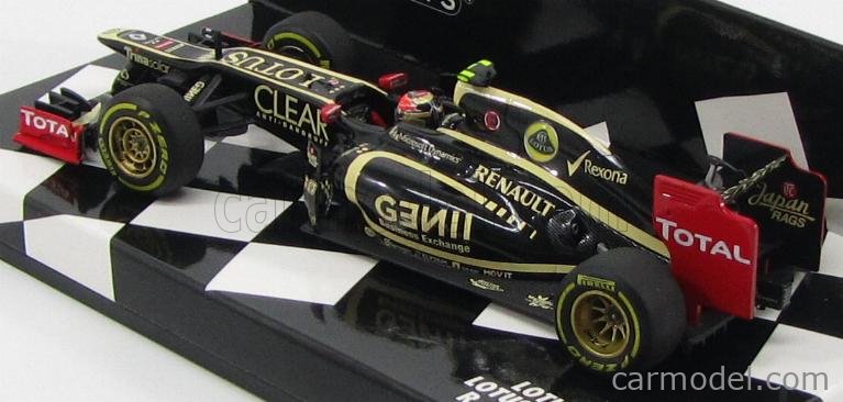 LOTUS E20 2012 #10 MINICHAMPS 410 120010 R. GROSJEAN 1/43