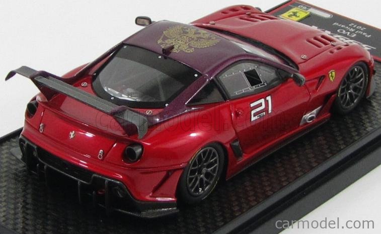 LookSmart 1:43 Ferrari 599XX Evo blanc #2 - gris LS400G modèle voiture