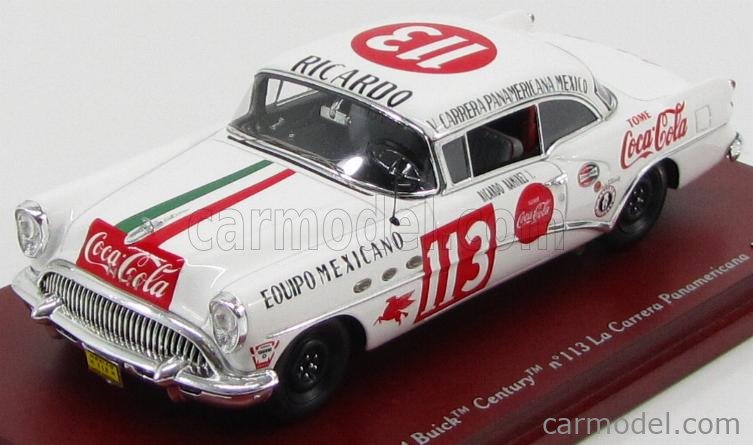 TSM 1/43 1954 Buick Century #113 La Carrera Panamericana white TSM114339