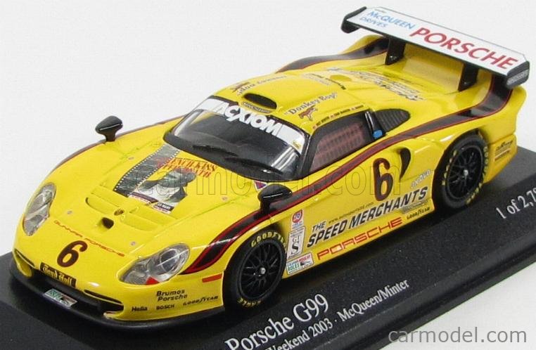 PORSCHE - GUNNAR G99 (FRENCH KISS WITH DEATH) N 6 DAYTONA GRAND AM WEEKEND  2003 McQUEEN - MINTER - GUNNAR