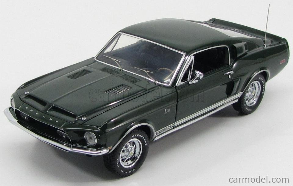 FRANKLIN MINT B11C586 Scale 1/24 | FORD USA SHELBY MUSTANG GT500 1968 ...