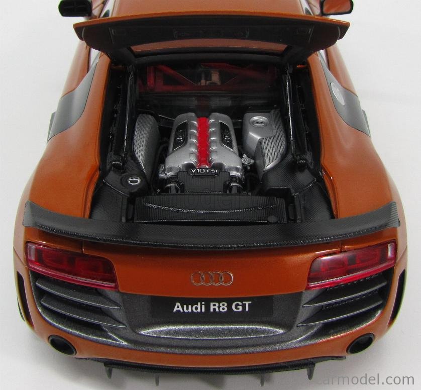 京商　1/18 アウディR8 GT 1/18 Kyosho Audi Collection Audi R8 GT (ORANGE) Diecast Car