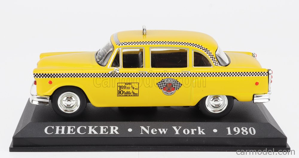 Brooklin Models 1/43 Scale BRK89A - 1949 Checker New York Taxi Cab Yellow