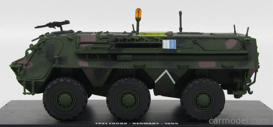 Miniature Militaire DeAgostini - Véhicule TPZ1 FUCHS Germany 1998 à L'échelle 1/43, Occasion