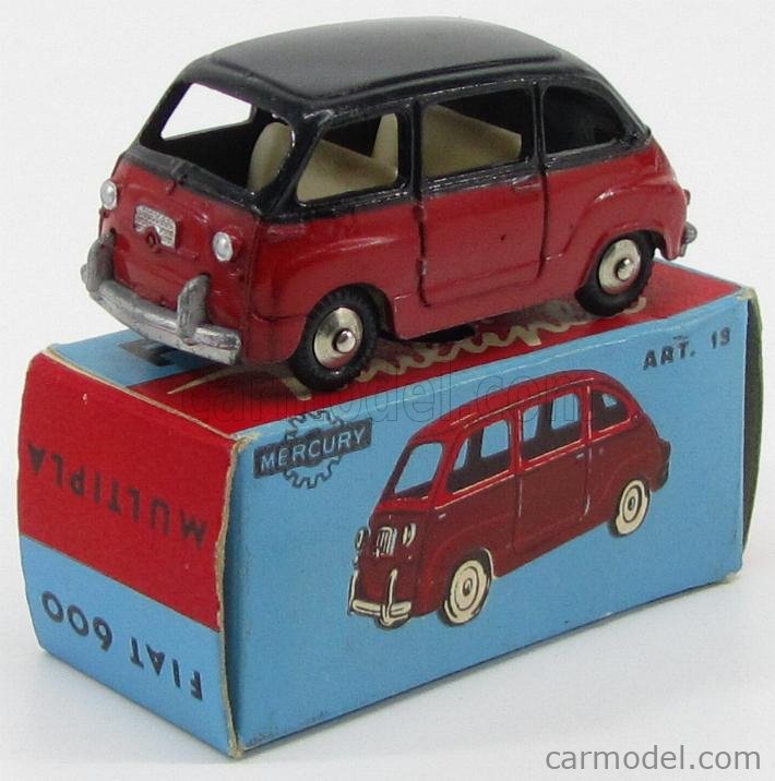 【piccolo】 MERCURY Art.19 FIAT 600M Mercury N.19 - FIAT 600 MULTIPLA - – Iapello Arts & Antiques