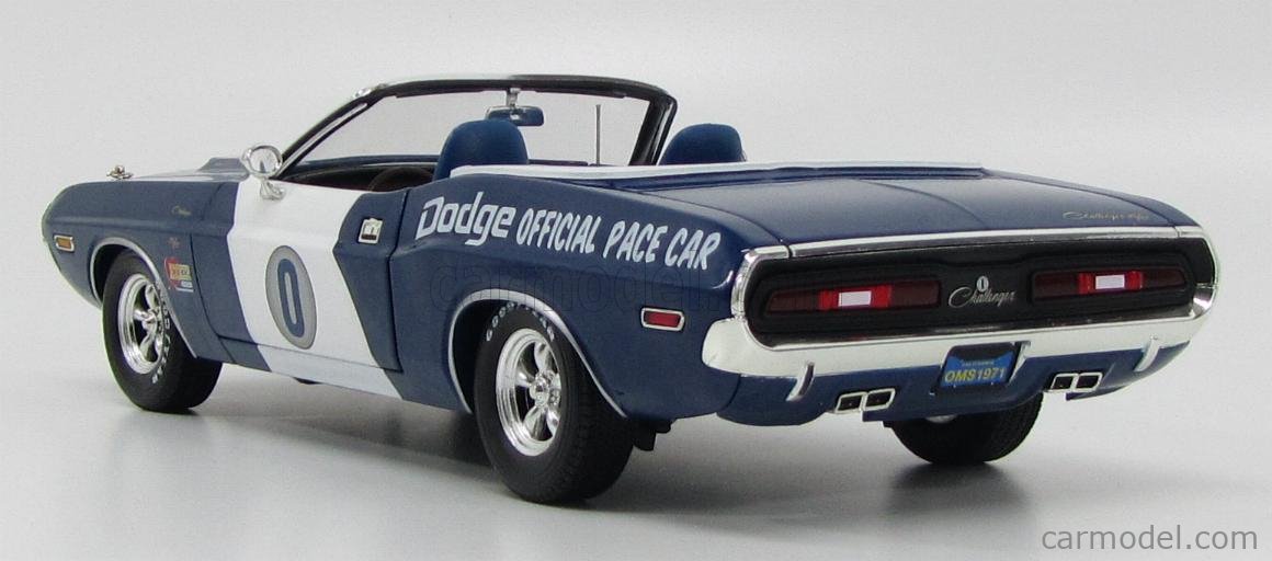 DODGE - CHALLENGER R/T CABRIOLET N 0 OFFICAL PACE CAR ONTARIO MOTOR  SPEEDWAY 1971