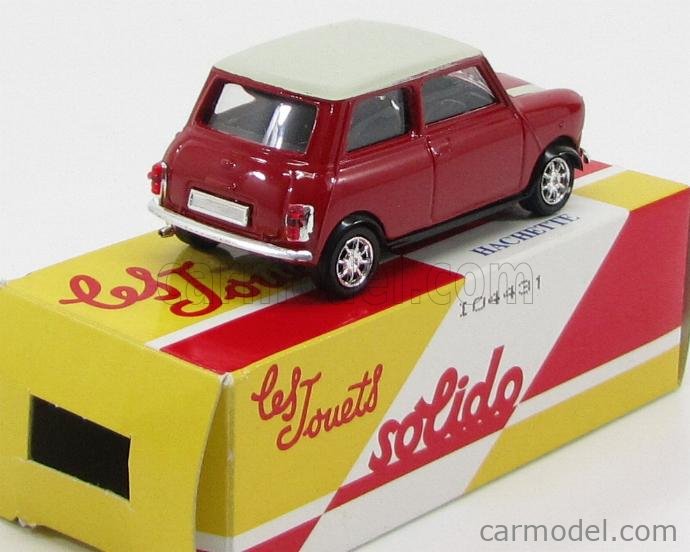 SOLIDO 13201 Scale 1/43 | MINI MINI COOPER 1970 RED WHITE