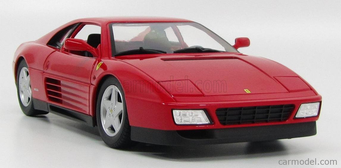 MATTEL HOT WHEELS X5532 Scale 1/18 | FERRARI 348TB 1989 RED