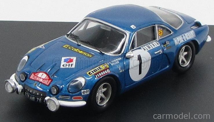Décalcomanies 1/12 Alpine Renault A110 Therier - Rallye 1970 - Neuf
