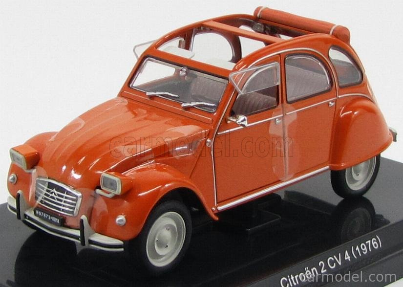 EDICOLA 4RUOTE018 Scale 1/24 | CITROEN 2CV 4 1976 ORANGE