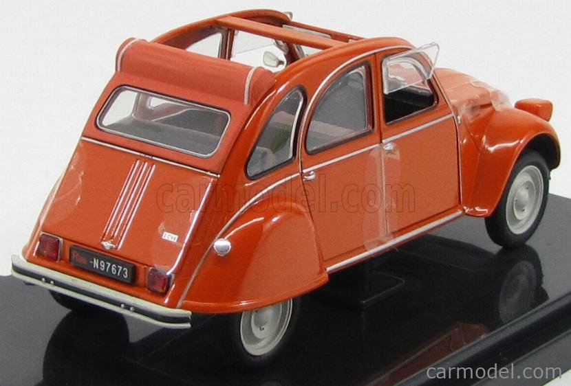 EDICOLA 4RUOTE018 Scale 1/24 | CITROEN 2CV 4 1976 ORANGE