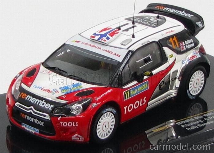 Citroën DS3 WRC - Monza Rally Show 2011 - Loeb - Loeb - IXO