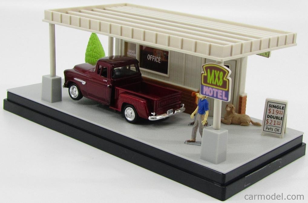 MOTOR-MAX 73883 Scale 1/43 | CHEVROLET CHEVY STEPSIDE PICK-UP 1955