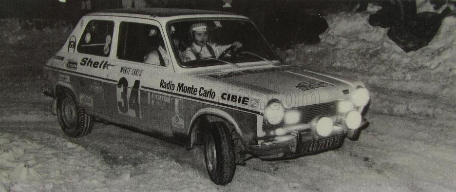 EDICOLA CAMDEFRA047 Echelle 1/43 | SIMCA 1000 RALLY2 N 34 RALLY ...