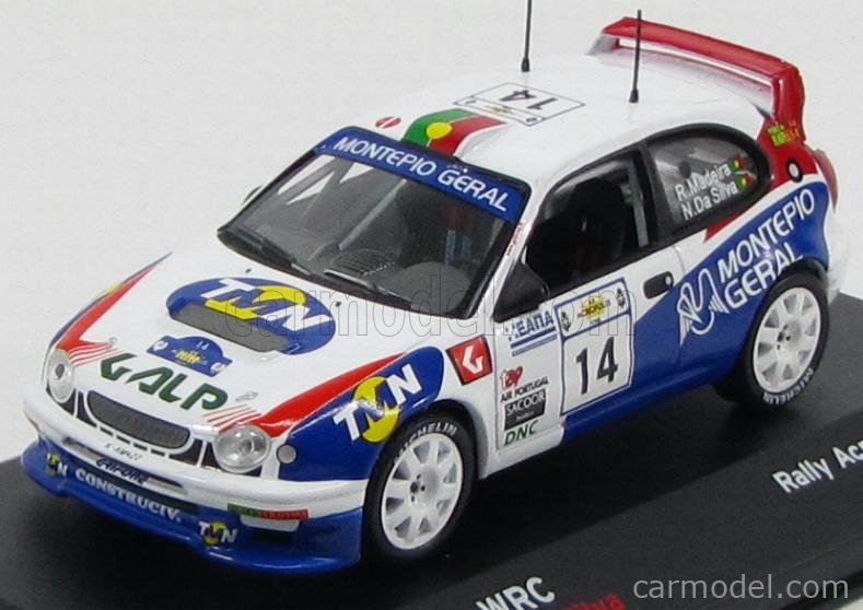 1998 " SCALE 1/43 DIE CAST " TOYOTA COROLLA WRC RALLY ACROPOLIS 
