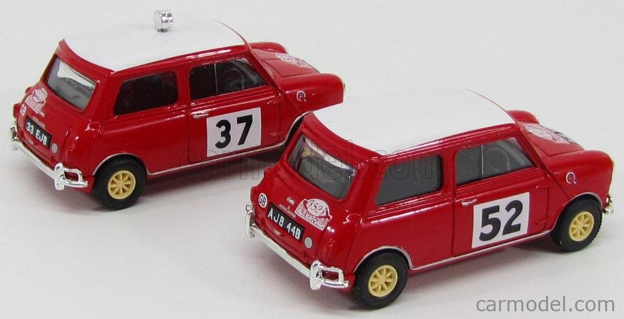 Achetez S1191 - Spark Morris Mini Cooper S #182 4Th Rally Montecarlo 1964 T. Makinen P.Vanson Red White S1191 ( - Voitures de rallye miniatures