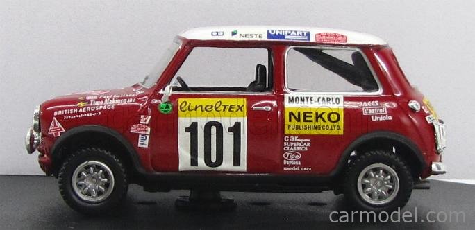Mini Cooper Neko #101 1994 T Makinen-P Pasqua Decalcomanie Rally Monte Carlo 1/43 
