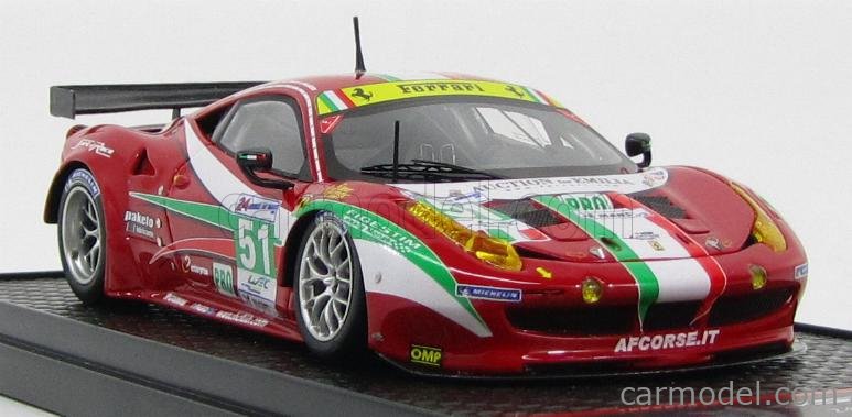 FERRARI - 458 ITALIA GT2 N 51 TEAM AF CORSE WINNER CLASS GTE-PRO 24h LE  MANS 2012 G.FISICHELLA - G.BRUNI - T.VILANDER