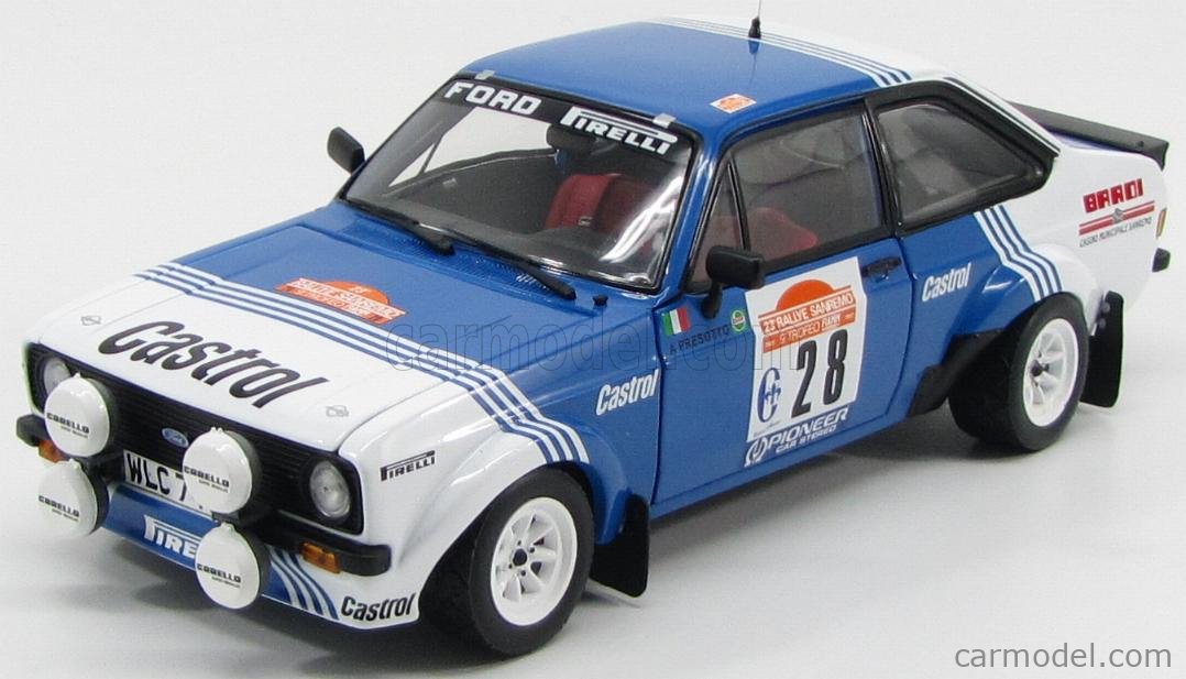 クリスタルボディ！ESCI Ford Escort RS1800 1/24 クリスタルボディ