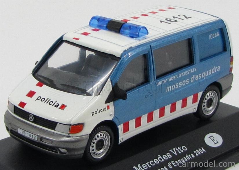 EDICOLA ADPOLC041 Scale 1/43 | MERCEDES BENZ VITO MINIBUS POLICIA ...