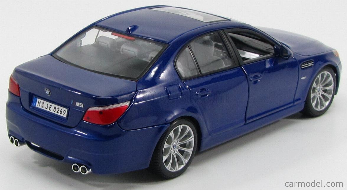 MAISTO 31144BL Scale 1/18 | BMW 5-SERIES M5 2004 BLUE MET