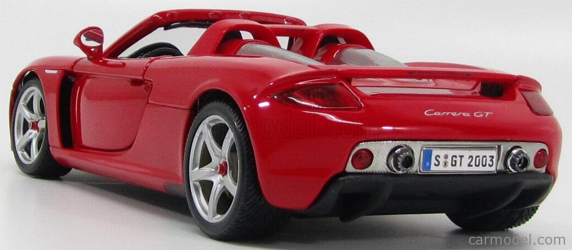 MAISTO 36665 Scale 1/18 | PORSCHE CARRERA GT SPIDER 2003 RED