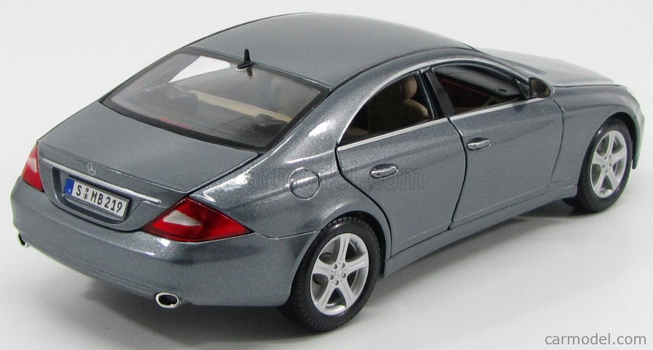 MAISTO 36696GR Scale 1/18 | MERCEDES BENZ CLS-CLASS 2004 GREY