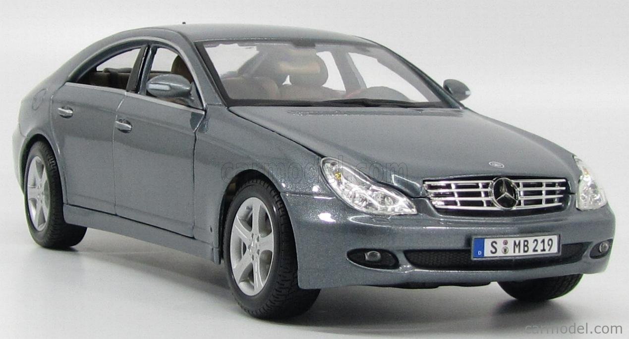 MAISTO 36696GR Scale 1/18 | MERCEDES BENZ CLS-CLASS 2004 GREY