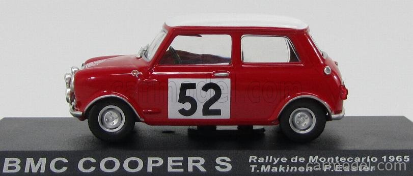 Achetez S1191 - Spark Morris Mini Cooper S #182 4Th Rally Montecarlo 1964 T. Makinen P.Vanson Red White S1191 ( - Voitures de rallye miniatures