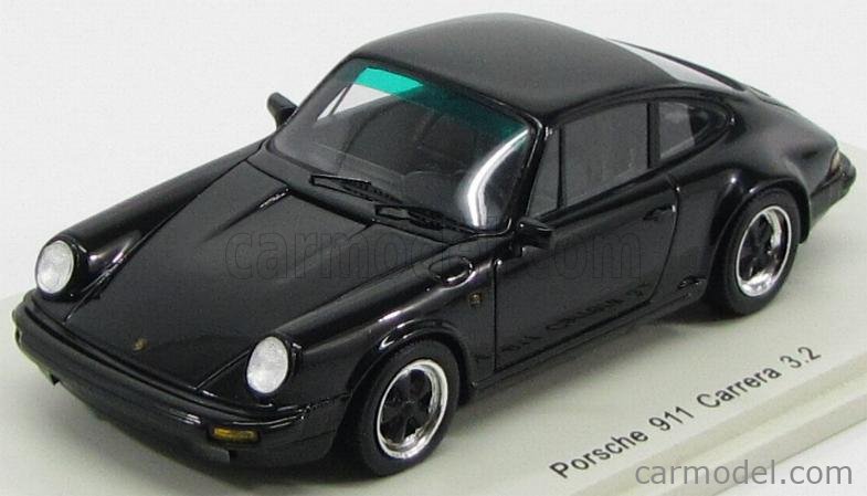 SPARK 1/43 # S1936, Porsche 911, 964 Turbo Coupé 3.6 1993, Noir - UK