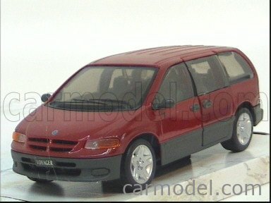 MAISTO / Scale 1/26 | CHRYSLER VOYAGER 96 RED MET