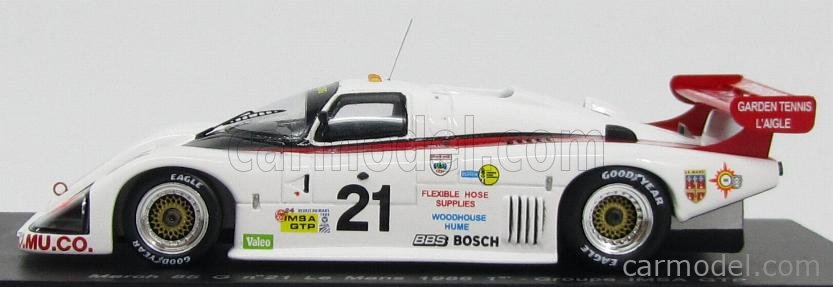 Miniature Spark March 85 G N°21 - Vainqueur Des 24 Heures Du Mans 1986 - Échelle 1/43