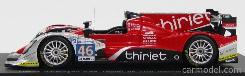 Miniature Spark 1/43 - ORECA 05 Nissan Thiriet N°46 - Le Mans 2016 - Réf S5127
