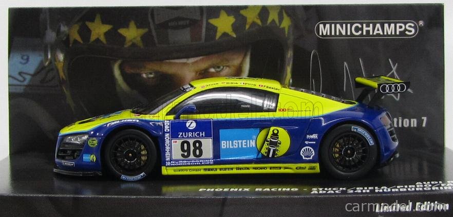 MINICHAMPS 444091998 Scale 1/43 | AUDI R8 LMS TEAM PHOENIX MINICHAMPS 444091998 Scale 1/43 | AUDI R8 LMS TEAM PHOENIX