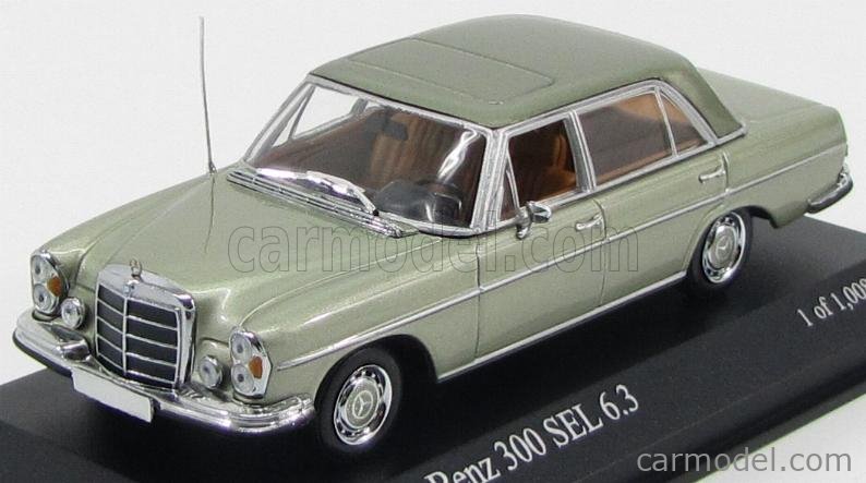 MINICHAMPS 430039110 Scale 1/43 | MERCEDES BENZ 300SEL 6.3 (W109) 4 ...