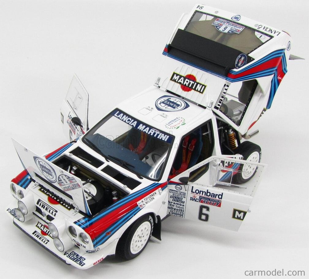 LANCIA - DELTA S4 MARTINI N 6 WINNER RALLY RAC LOMBARD 1985 H.TOIVONEN -  N.WILSON