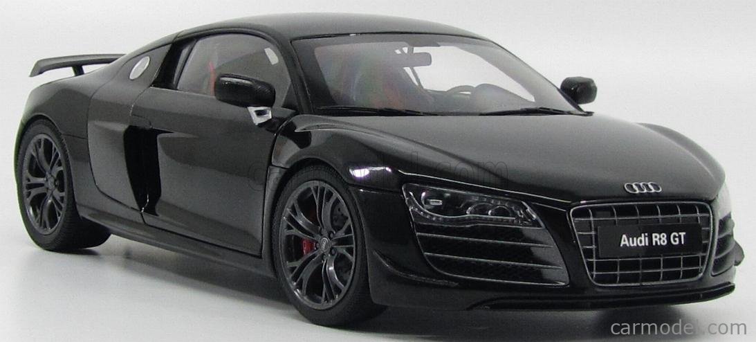 Kyosho 1:18 Audi R8 GT built in 2010 Phantom Black 09218PBK