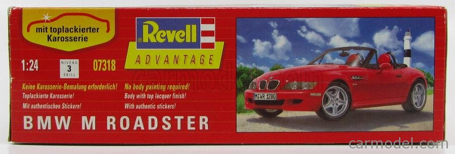 REVELL-KIT 07318 Scale 1/24 | BMW Z3 M ROADSTER 1999 /