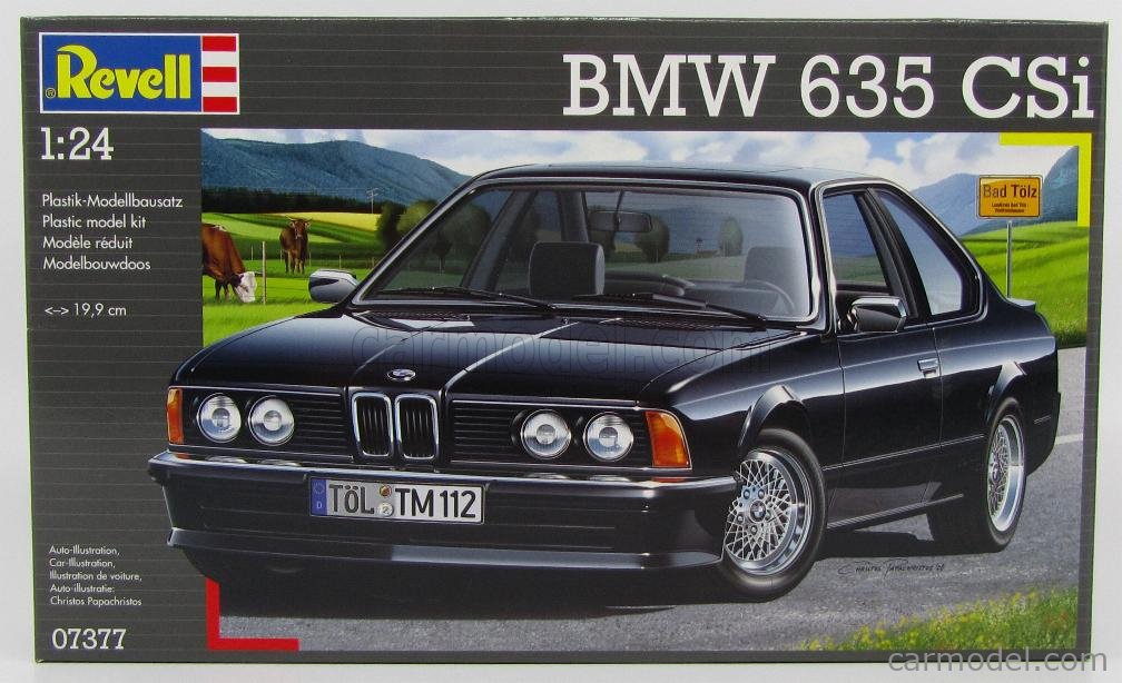 REVELL KIT 07377 Scale 1 24 BMW 6 SERIES 635 CSi 1984