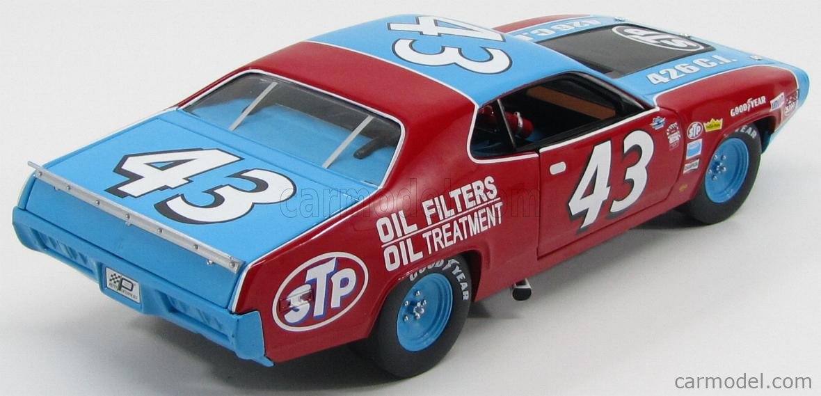 PLYMOUTH - ROAD RUNNER 426 C.I. COUPE STP N 43 WINNER NASCAR 1972 RICHARD  PETTY