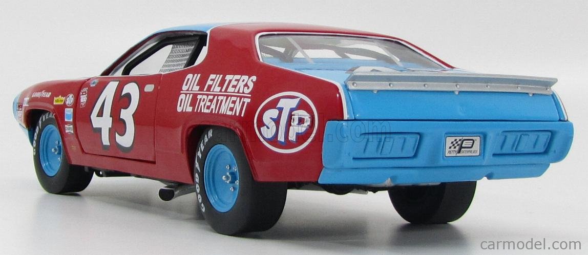 Auto World Stock Car Legend Richard Petty Plymouth Road Runner Fits AW SC355 - Foto 5