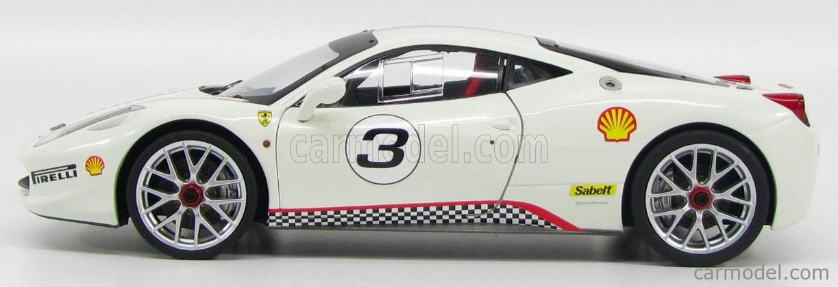 ミニカー Hot Wheels 1/18 Ferrari   458 CHALLENGE HOTWHEELS MODEL 1/18 FERRARI 458 CHALLENGE #12 #BCT89 | eBay