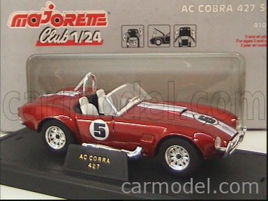 MAJORETTE 4104 Scale 1/24 | AC COBRA SHELBY COBRA 427 S/C SPIDER N
