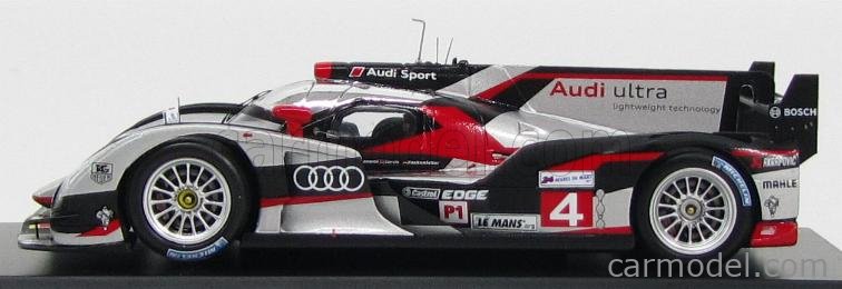 Spark 1/43 - Audi R18 Ultra #4 3e Aux 24h Du Mans 2012 - Bonanomi/Jarvis (résine)