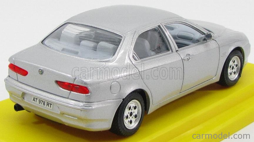 Burago 1/24 Alfa Romeo 156 Voiture Des Pompiers Rouge - Miniature Occasion