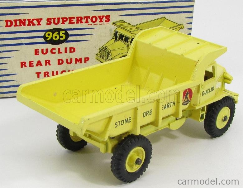 DINKY ENGLAND 965 Scale 1/43 EUCLID REAR DUMP TRUCK STONE ORE